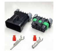 ANNBCDL 5Sets 1.5mm Automotive Waterproof Connector 2p3p4p5p6p8p10p Water Temperature Sensor Male And Female Plug Throttle Socket(10p,1sets)