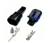 ANNBCDL 5sets 1.5mm Type Idle Motor Plugs 12162190 Intake Pressure Sensors 2/3/4/5/6P Oil-water Separator Plug(2P,1 Set)