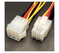 ANNBCDL 5Sets 6.2mm Spacing Male Female Docking Plug 2/3/4/6/9/12Pin Automotive Wiring Harness Electrical Connector With 15cm Length(9p strip line,1sets)