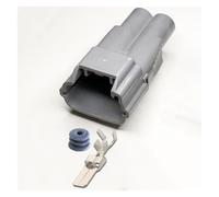 ANNBCDL 5Sets 7.8mm 2 Pin Plug Heavy Duty Vehicle Waterproof Connector 2Hole Sealed Socket Sheath(2p Male,5sets)