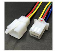 ANNBCDL Dj7021-2.8mm Automobile Harness Connector 2 3 4 6 9 Pin Tail Wire Plug Of Electric Motorcycle Steering (6p strip line,5sets)