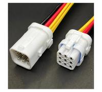 ANNBCDL DJ7021G-1.8 Automotive Sealing Waterproof Connector 2p3p4p6p9p Sensor Wire Harness Male And Female Plug Length 15cm(9p strip line,1sets)