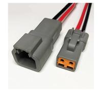 ANNBCDL DTP04-2p Automobile Wiring Connector 2p4p6p Sealed Waterproof Socket Spot Plug Line Length 15cm(2p strip line,1sets)