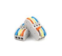 ANNBCDL Quick Electrical Connectors Universal Compact Push-in Conductor SPL Splitter Wiring Cable Connector Butt Terminal Block AWG28-12(SPL-84 5PCS)