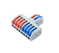 ANNBCDL Wire Connectors Terminal Block Push-in Quick Connector Docking Wiring Connection Electrical Plug In Fast Compact Cable(SPL-22-5,1pcs)