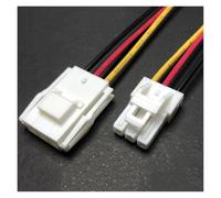 ANNBCDL Yl-4.5mm Spacing Automobile Harness Connector 2/3/4/-15 Pin Car Male And Female Plug-in Cable Plug Socket 45005 Wire Length 15cm(3p strip line,1sets)