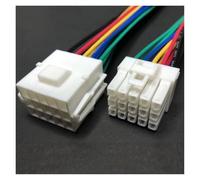 ANNBCDL Yl-4.5mm Spacing Automobile Harness Connector 2/3/4/-15 Pin Car Male And Female Plug-in Cable Plug Socket 45005 Wire Length 15cm(15p strip line,1sets)