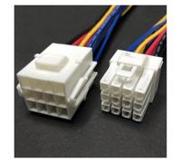 ANNBCDL Yl-4.5mm Spacing Automobile Harness Connector 2/3/4/-15 Pin Car Male And Female Plug-in Cable Plug Socket 45005 Wire Length 15cm(12p strip line,5sets)