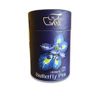Ann'c Tea Butterfly Blue Pea Herbal Loose Leaf Sri Lankan Tea, Canister - Mild, Earthy Flavor with Soft Floral Taste - Caffeine-Free Easy to Brew - Gift for Men and Women (50g)