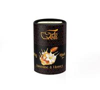 Ann'c Tea Jasmine and Honey Loose-Leaf Sri Lankan Black Tea, 10g Canister - BOP1A Ceylon with a Notes of Natural Jasmine and Sweetness of Honey- Easy to Brew, Gift for Men and Women