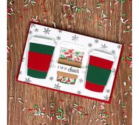 Annchaos Cutting Dies Metal Stencils Scrapbooking Tools DIY Embossing Template for Paper Card Making Album Arts Crafts Supplies (Coffee cup-10.2x7cm)