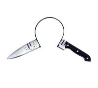 ANNCHILIO Halloween Headband - Halloween Horror Headbands, Bloody Knife Style, Zombie Cosplay Hair Accessories - Gruesome Knife Through Head Effect