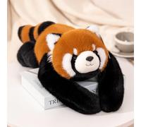 Annco 1lb Weighted Red Panda Plush Soft Toy 8 Inch,Anxiety Stress Relief Calming Sensory Toy for Kids Adults,Cute Plushie for Home Office Travel Decor