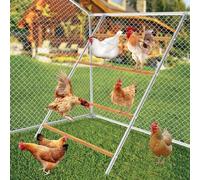 ANNDING Chicken Perch Bars,Large Chicken Roosting Bars,Cock Toy and Coop Accessory Perfect for Backyard Poultry,Hen Perch for Coop, Farm Chick Ladder,Easy Installation 55.1' L x 40.1' W