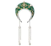 Anne Boleyn Headband Elizabethan Victorian Royal Coronet Hood Tiara Hat Medieval Renaissance Tudor Queen Headpiece for Women