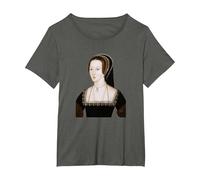 Anne Boleyn T-Shirt, Women's Plus, Asphalt Grey, 6X