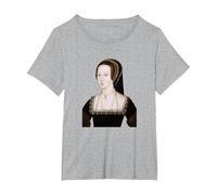 Anne Boleyn T-Shirt, Women's Plus, Heather Grey, 1X