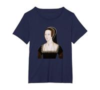 Anne Boleyn T-Shirt, Women's Plus, Navy Blue, 1X
