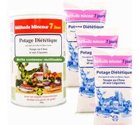 Anne Delona Fatburner Cabbage soup Slimming program Diet soup Guarantees rich in vitamins, fiber, carbohydrates, lipids, 3 x 300gr