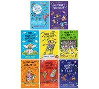 Anne Fine Collection 8 Books Set (Bill's New Frock, On Planet Fruitcake, The Angel of Nitshill Road, Ivan the Terrible, How to Write Really Badly, Saving Miss Mirabelle, Anneli the Art Hater & 1 More)