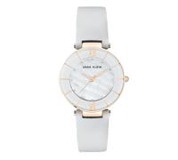 Anne Klein Women's AK-3272RGLG Rose-Gold Leather Quartz Fashion Watch