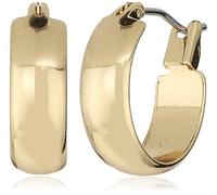 Anne Klein Gold Tone Small Hoop Pierced Earrings