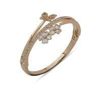 Anne Klein Jewellery Boxed Butterfly Hinge Bracelet In Gold Gold