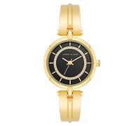 Anne Klein Women's Glitter Accented Bangle Watch, Gold/Black