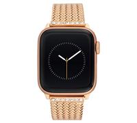 Anne Klein Mesh Fashion Band for Apple Watch, Secure, Adjustable, Apple Watch Replacement Band, Fits Most Wrists, Rose Gold, 42mm (Series 1-3), 44/45/46/49mm (Ultra & Ultra 2), Mesh