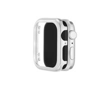 Anne Klein Premium Crystal Bumper, Compatible with Apple Watch, Seamless Fit, Easy Installation, Bumper for Apple Watch, Silver, 41mm, WK/2006SVSV41