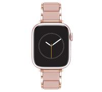 Anne Klein Silicone Fashion Bracelet for Apple Watch, Secure, Adjustable, Apple Watch Replacement Band, Fits Most Wrists