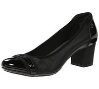 Anne Klein Sport Women's Guardian Leather Dress Pump, Black, 7.5 M US