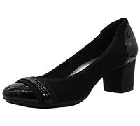 Anne Klein Sport Women's Guardian Leather Dress Pump, Black Suede, 5.5 UK