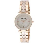 Anne Klein Women Analog Japanese Quartz Watch with Ceramic Strap AK/3158TPRG