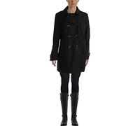 Anne Klein Women's 6121147f93 Pea Coat, Black, M
