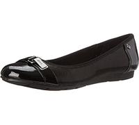Anne Klein Women's ABLE Ballet Flat, Black, 7 B(M) US