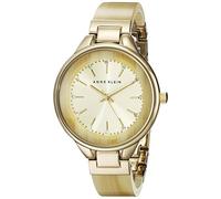 Anne Klein Women's AK/1408CHHN Swarovski Crystal-Accented Bangle Watch