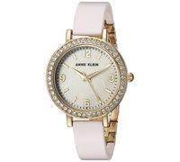 Anne Klein Women's Analog Japanese-Quartz Watch with Ceramic Strap AK/2348LPDB