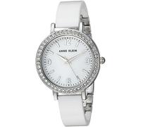 Anne Klein Women's Analog Japanese Quartz Watch with Ceramic Strap AK/2349WTDB