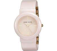 Anne Klein Women's Analog Japanese Quartz Watch with Ceramic Strap AK/2834LPGB