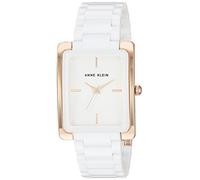 Anne Klein Women's Analog Japanese-Quartz Watch with Ceramic Strap AK/2952WTRG
