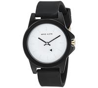Anne Klein Women's Analog Japanese Quartz Watch with Silicone Strap AK/3206WTBK