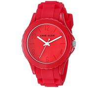 Anne Klein Women's Analog Japanese Quartz Watch with Silicone Strap AK/3241RDRD