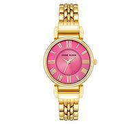 Anne Klein Women's Bracelet Watch, Gold/Hot Pink, Gold/Hot Pink (AK/2158HPGB)