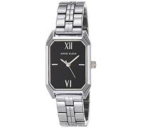 Anne Klein Women's Bracelet Watch,Silver/Black