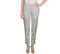Anne Klein Women's Straight Leg Pant, Anne White, 12