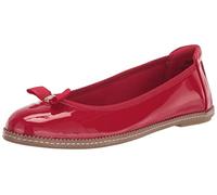 ANNE KLEIN Women's Ember Ballet Flat, Red, 4.5 UK