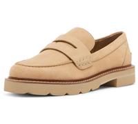 Anne Klein Women's Emmylou Loafer Flat, Kenya/Natural Suede, 9 UK