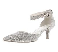 Anne Klein Women's Fabulist Pump, Platinum, 7 UK