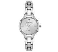 Anne Klein Women's Genuine Diamond Dial Bracelet Watch, AK/4190, Silver, Japanese